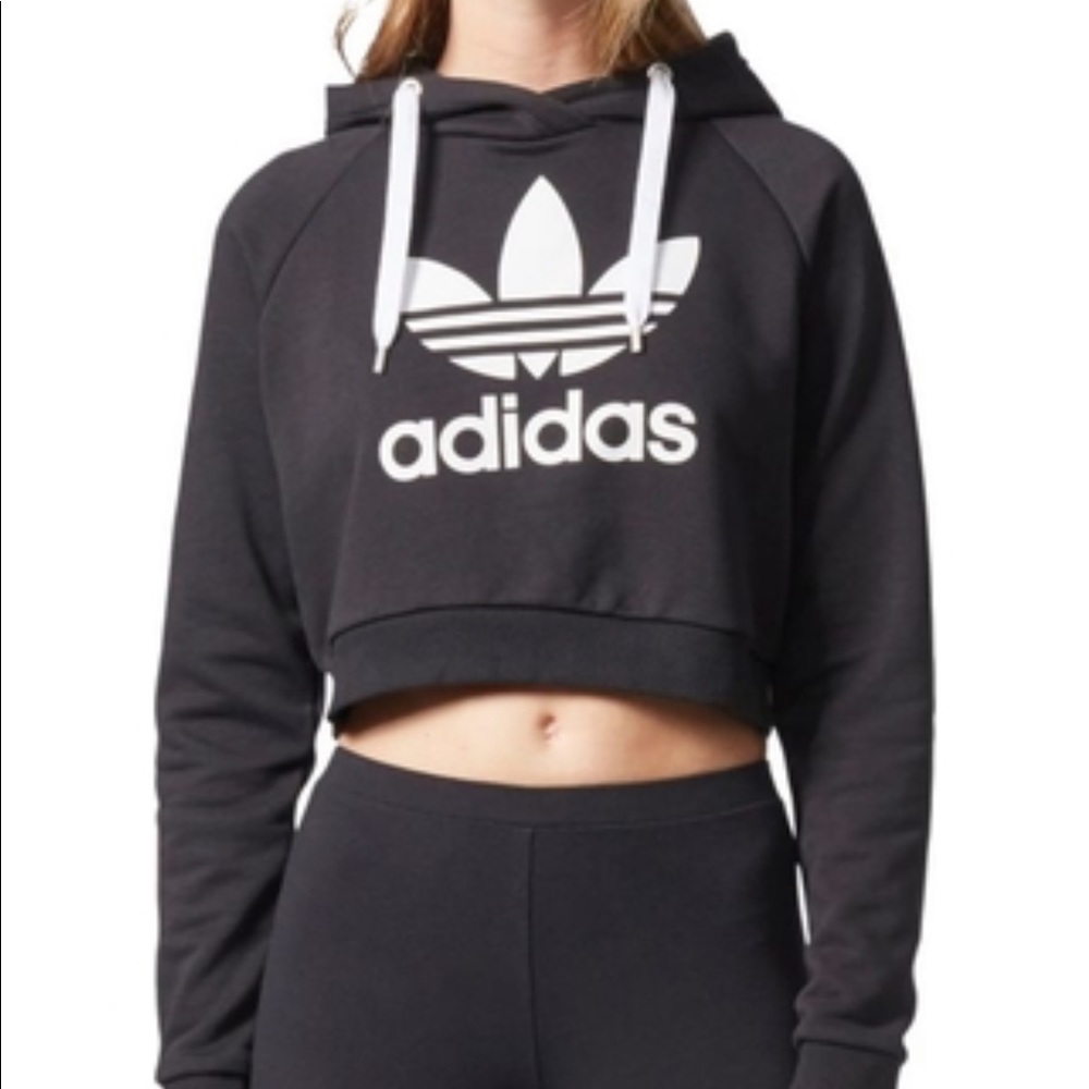 Adidas Cropped Hoodie